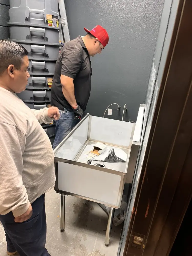 Commercial plumbing and sink installation in Arlington Center